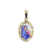 Santísima Virgen y el Niño medalla