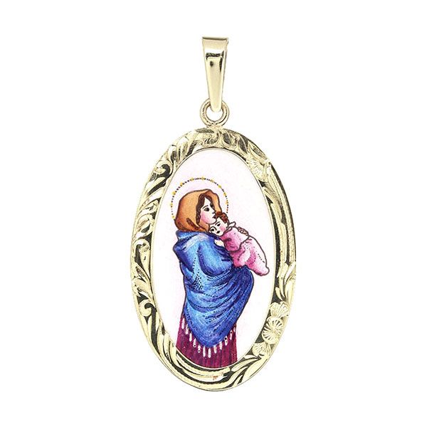 570R Madonna with Child Medal