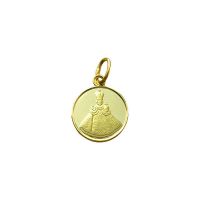 Medalla del Santo Niño Jesús de Praga en oro