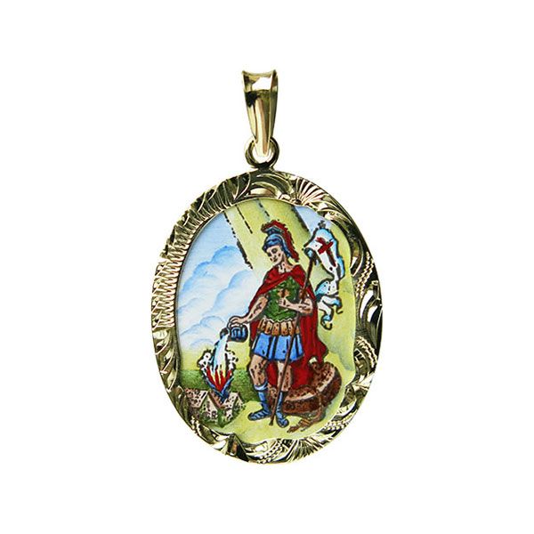 208R Saint Florian Medallion