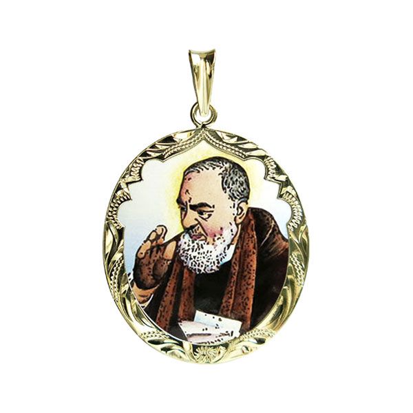 342R Padre Pio Medallion