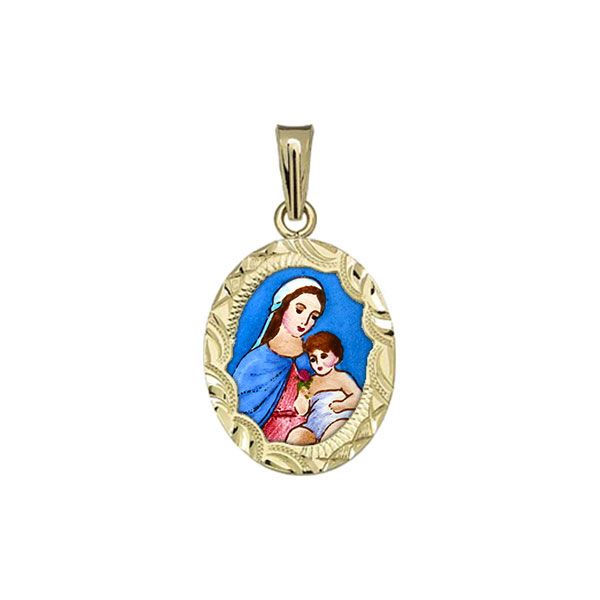 190R Madonna with Child Medal